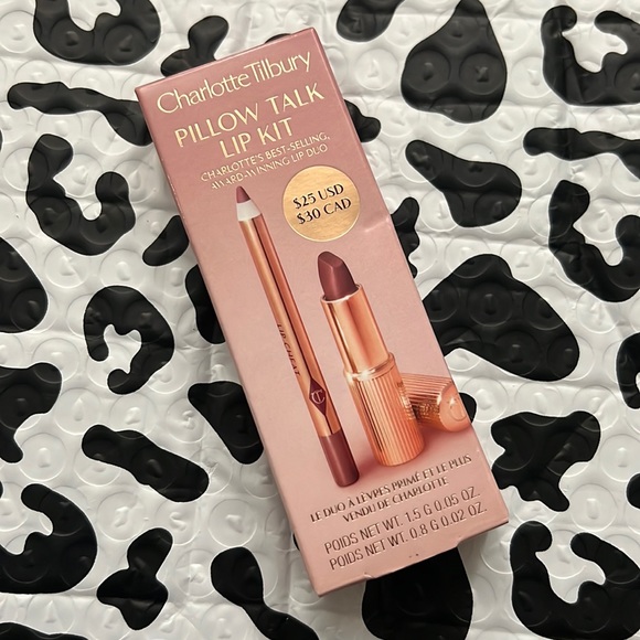 Charlotte tilbury pillow talk lip kit in shade 2 medium